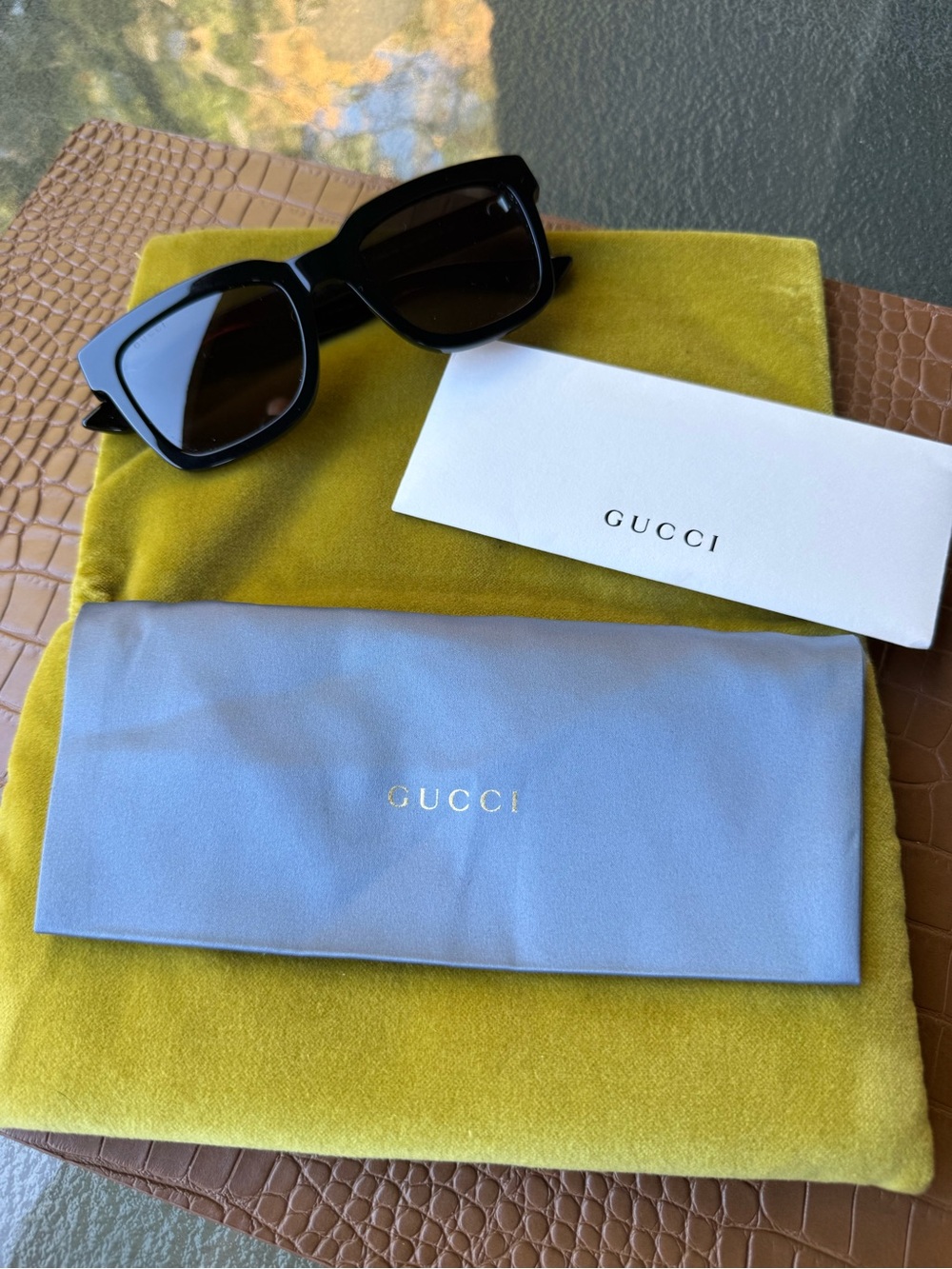 Gucci Black Sunglasses